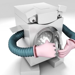 Cartoon Laundry Machine 3d Model