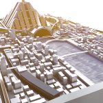 Future City Mega Pyramid Building