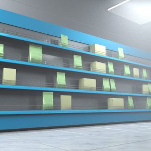 Supermarket Goods Shelves