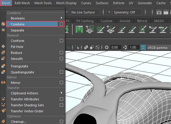 Maya's Smooth Mesh Tool 