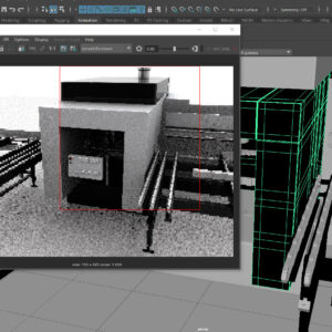 Arnold IPR rendering machinery scene